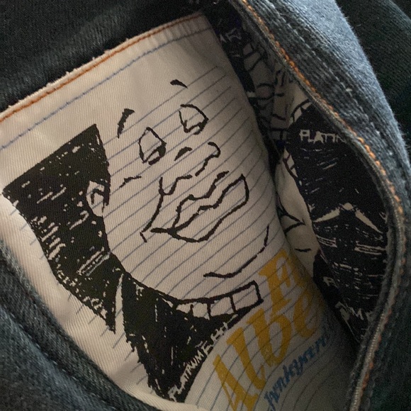 FUBU Vintage 90s Baggy Carpenter Jeans Loose Fit Hip Hop 42 by 34 RARE - Picture 7 of 15